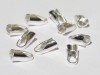 Endkappen Kautschuk/Leder, 2 mm, 925 Silber