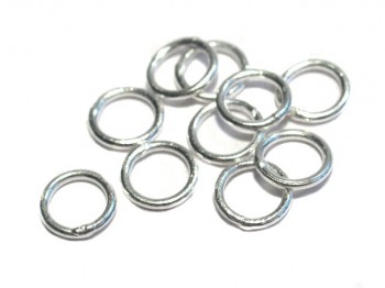 Ring geschlossen 5,2 x 0,7mm, 925 Silber- 10 Stk.