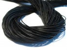 Rindlederband 2 mm Fb. schwarz