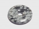 40 mm Donut Schneeflocken Obsidian
