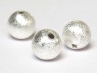 Kugel 6 mm gebürstet, 925 Silber