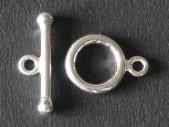 Ring-Stab Verschluss 12 x 19 mm, 925 Silber
