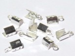 Klemmbleche zum Quetschen 3 mm, 925 Silber