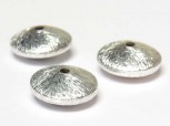 Linse 8 mm gebürstet, 925 Silber