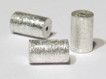 Tonne 6 x 10 mm gebürstet, 925 Silber